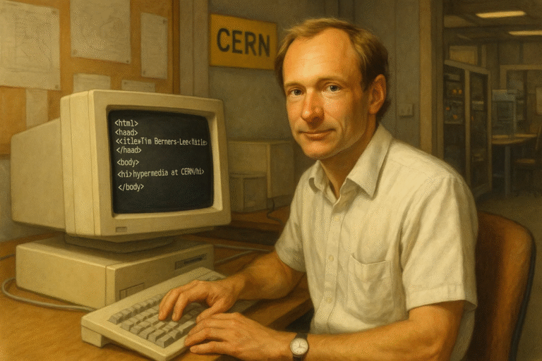 Html Invented By Images Who Developed HTML & CSS? Tim Berners-Lee & Håkon Wium Lie