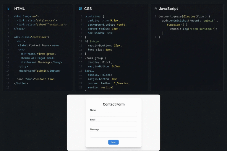 HTML vs CSS vs JavaScript: What's the Difference? - ItsMyBot