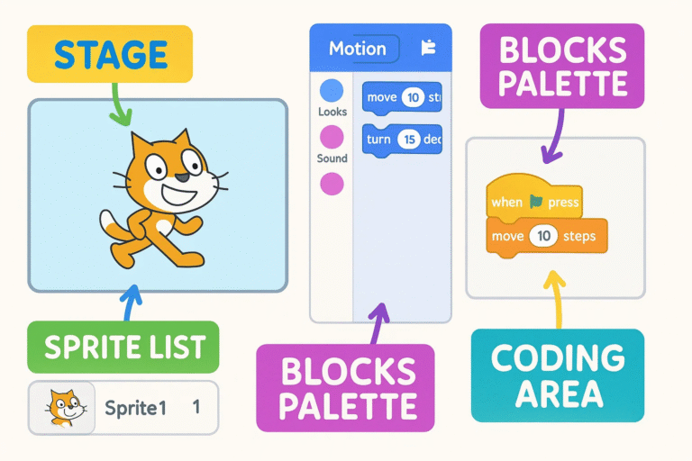 Scratch Welcome Guide How to Use Scratch: Complete Beginner's Guide for Kids