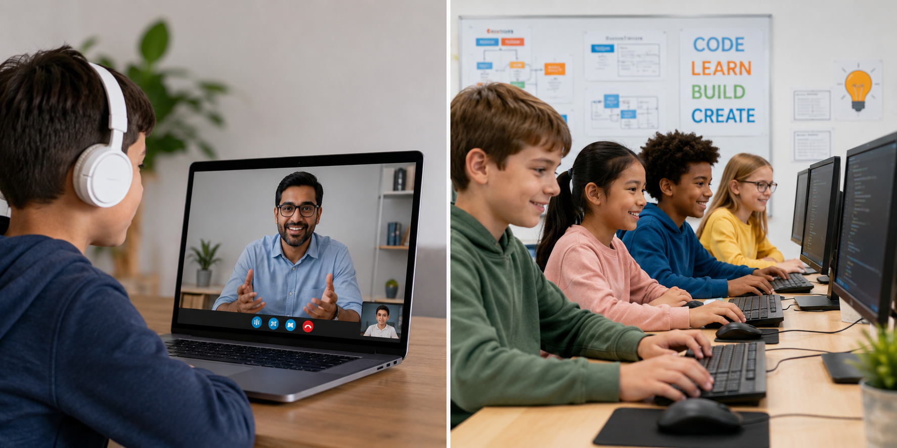1:1 vs group coding classes for kids — which learning format works better for your child?