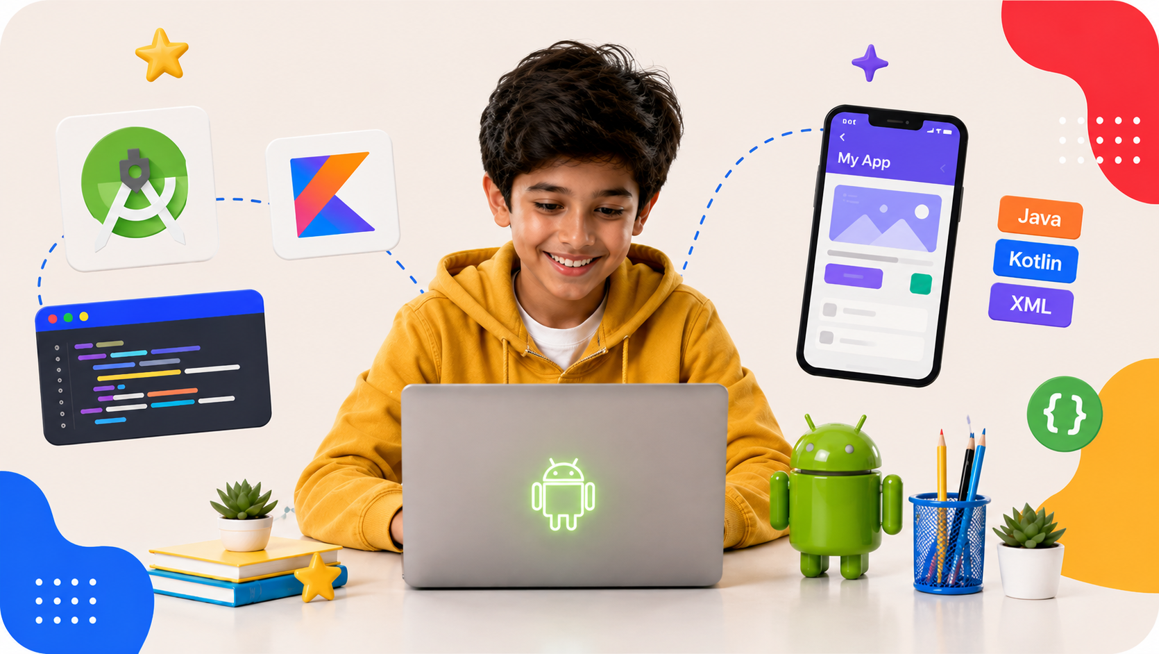 Android app development course for kids