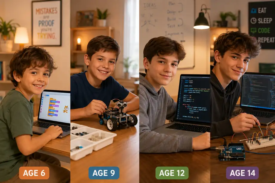 Python to robotics to advanced engineering: coding vs robotics by age
