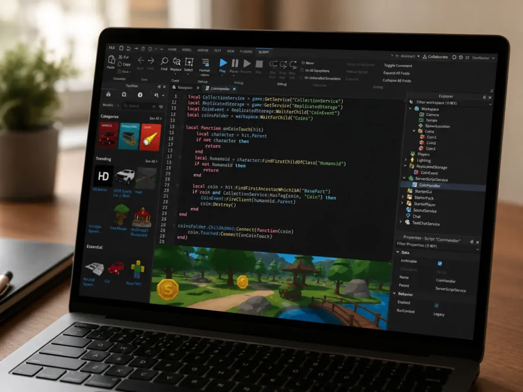 is roblox coding is real programming