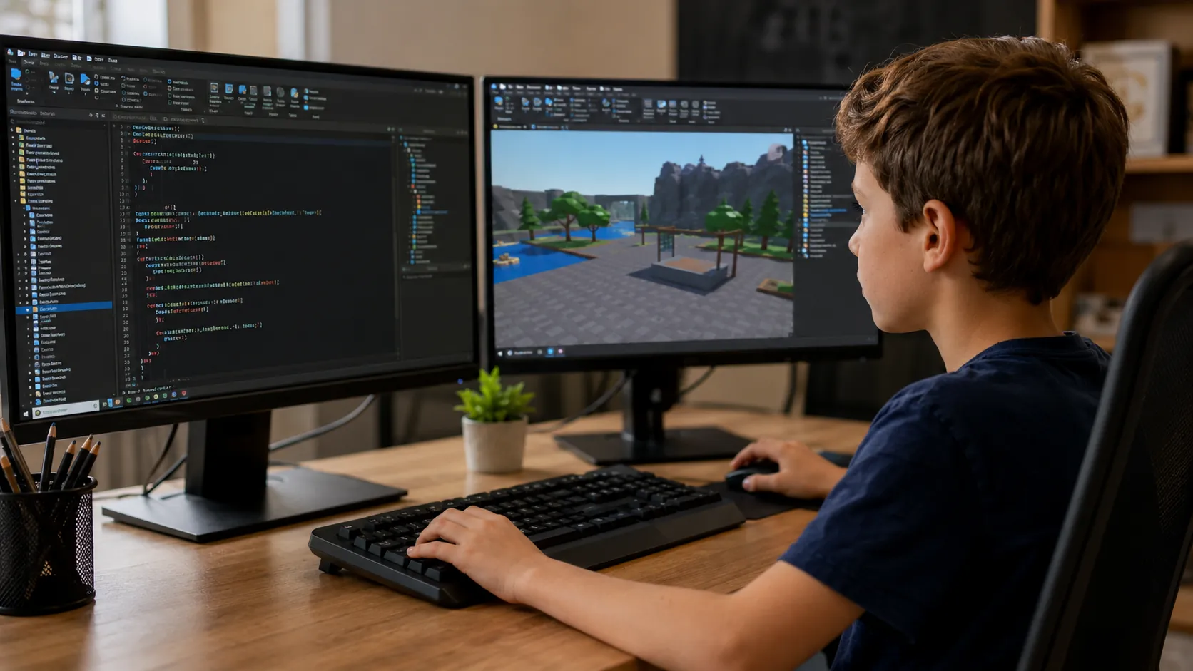 is roblox coding real programming