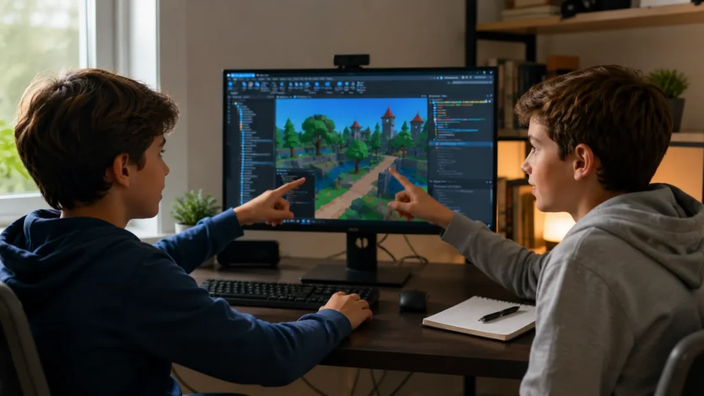is roblox coding real programming- students building with roblox