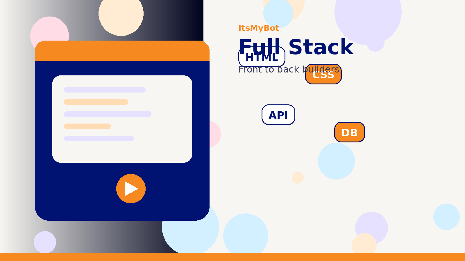 Full Stack course illustration