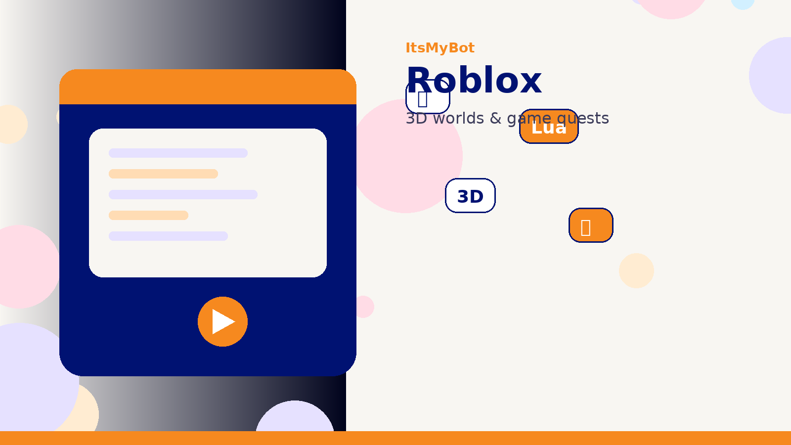 Roblox Game Development course illustration