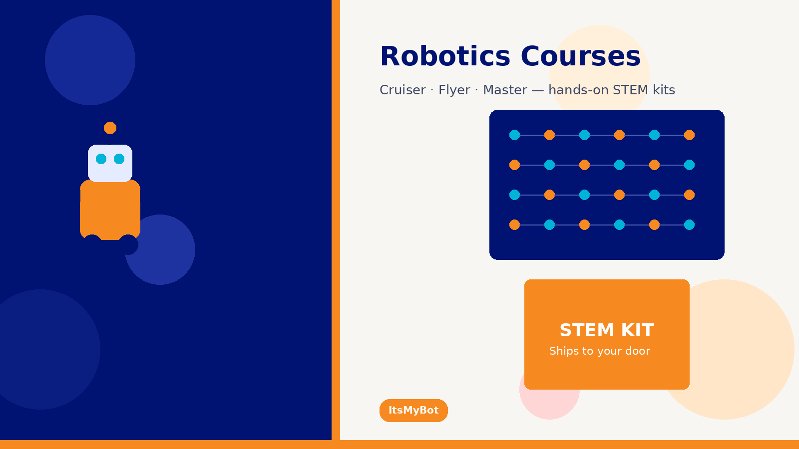 Robotics Courses Cruiser Flyer Master with STEM kits